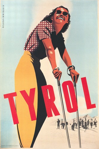 Werbeplakat von zelger - von, tyrol