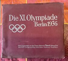 Die XI. Olympiade Berlin 1936 Sammelalbum Olympische Spiele Franck komplett