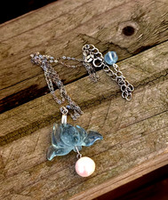 Kette Anhänger Aquamarin