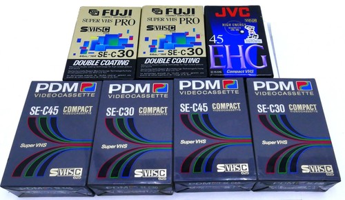 Fuji jvc pdm svhs - pdm, svhs-c