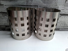 Chrom 2x Wand Dekoration