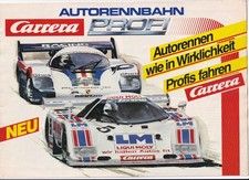 Carrera 1985 Vintage Katalog Prospekt "Autorennbahn Profi" Slotcars & Zubehör