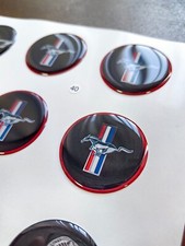 Mustang Silikon Aufkleber mit