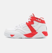 Fila squad mid - weiß, rot