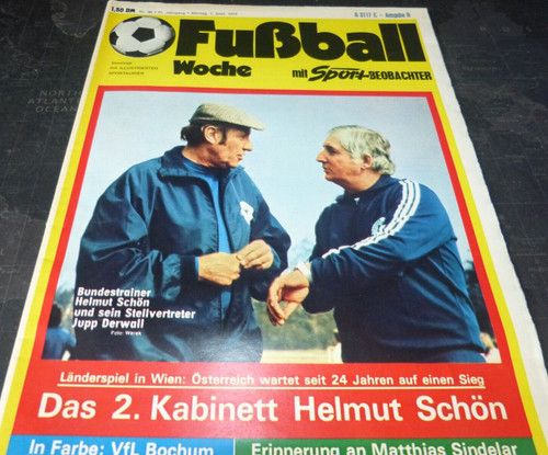 Fußball woche 1975 - fußball,