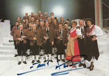 Ernst Mosch+ - seltenes original Autogramm auf Karte - "EGERLÄNDER"