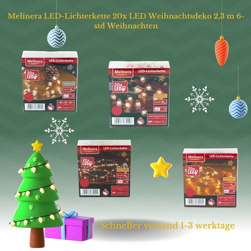 Melinera led lichterkette - melinera, 20x