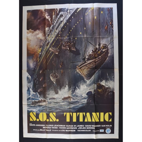 Plakat sos titanic - titanic, eisberg