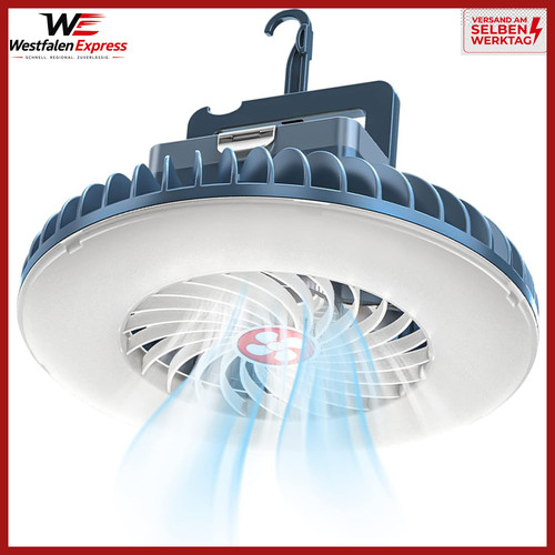 Campinglampe mit ventilator - mit,