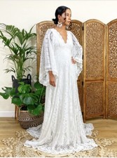 Boho spitzen brautkleid - boho,