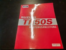 0118 Motorrad Werkstatthandbuch Suzuki TR 50 S Wartungsanleitung