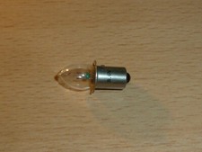 Glühbirne, Steckbirne, 3,6V (Sockel P13,5S), Taschenlampe/Fahrradbeleuchtung