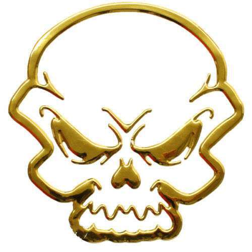 Aufkleber sticker gold - aufkleber, chrom