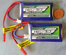 2 x Turnigy NanoTech 460mAh 2S
