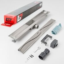 Duschrinne Stromlinie Wellen