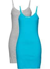 2-tlg Spaghetti-Kleid Gr