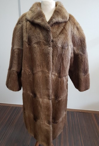 Bisam pelzmantel 46 - pelzmantel, gr