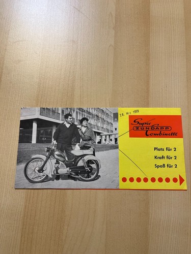 Prospekt zündapp super - prospekt,