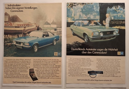 Werbung advert opel - 2,