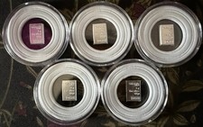 5 X 1 Gram Valcambi Suisse