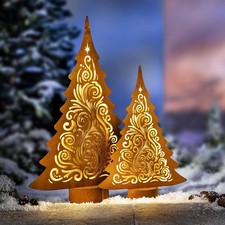 Weltbild LED-Metalldekoration