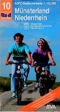 Radtourenkarten 1:150000 (ADFC) / Münsterland /Niederrhein