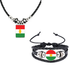 2er Set Kurdistan schwarzes