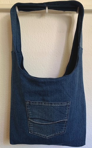 Hobo bag jeans upcycling - jeans,