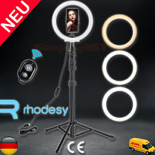 Profi TikTok Ringlicht Set Stativ BT-Fernbedienung Handyhalterung extra Gelenk