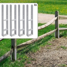 4x H-Anker Pfostenträger