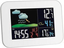 TFA Primavera Funk-Wetterstation Funkuhr Thermometer Luftfeuchte Datum 1687132