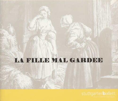 Programmheft ballett fille - la,