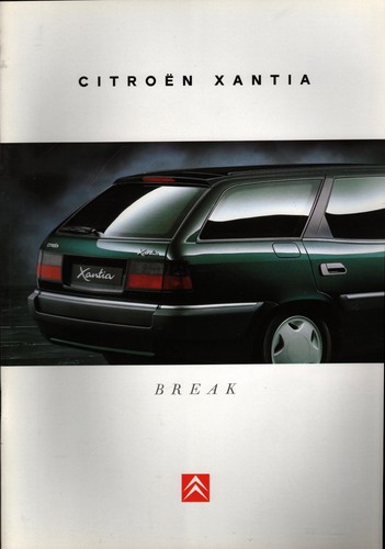 Prospekt citroen xantia - prospekt, break