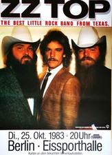 ZZ  TOP   1983 BERLIN - orig