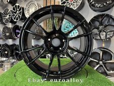 4X18 inch 5x114.85ml Ultraleggera Stil Schwarze Räder : Für für Lexus Mazda