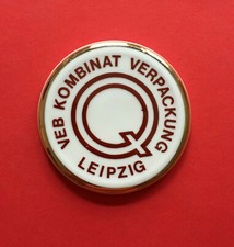 GDR porcelain medal VEB
