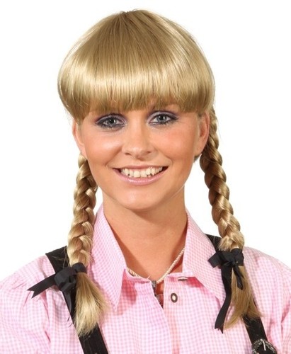 Perücke lena zopfperücke - lena,