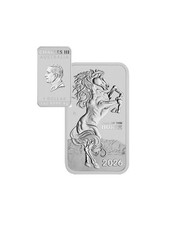 Rectangular Lunar Pferd 1 Unze