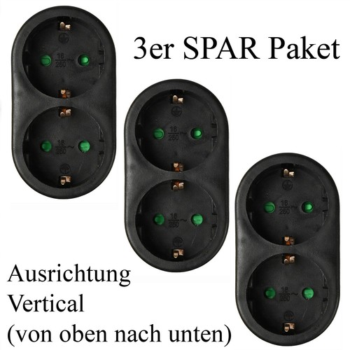 Stück doppelstecker - 3,