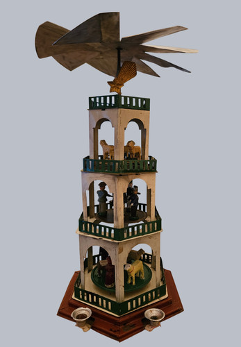 Alte weihnachtspyramide blech - alte,