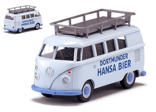Modellauto van bus hansa - modellauto, t1