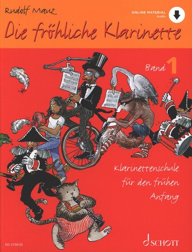 Die fröhliche klarinette - klarinette, bd