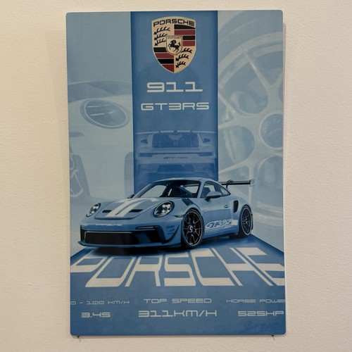 Blechschild porsche 911 - -,