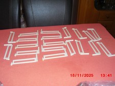 20 x Schleich Zaun , weiß 