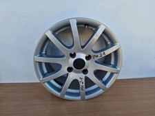 1x Alufelge 16 Zoll 7.0" 4x114.3 40ET Glanz Silber KE409-9F536 Nissan Almera