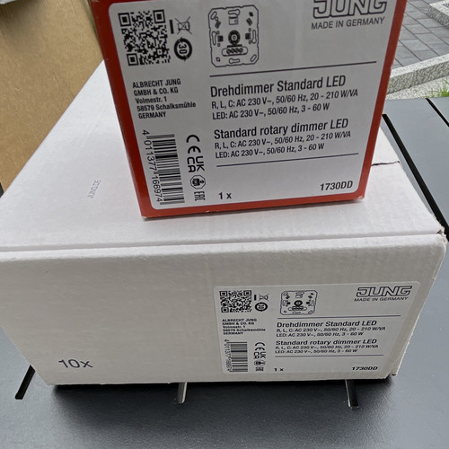 Jung drehdimmer 1730dd - 1730dd, led