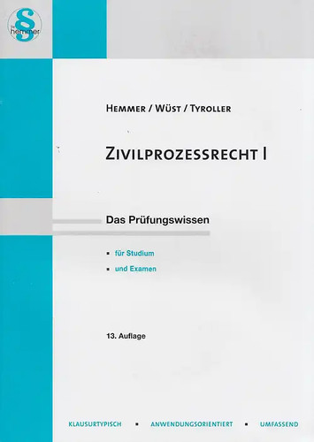 Zivilprozessrecht - , i