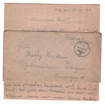 Feldpost Mit Inhalt Infanterie