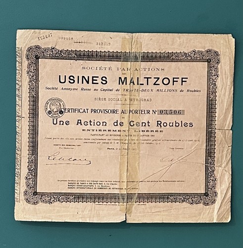 Usines maltzoff aktionen - usines,