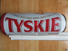 Bierdose leere Dose Blechdose Aludose Bier 0,5 Liter TYSKIE von 2012  Brauerei